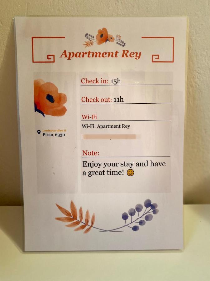 Apartment Rey Pirano Esterno foto